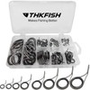 THKFISH Fishing Rod Guide Repair Kit Spinning Rod Guides Ceramics