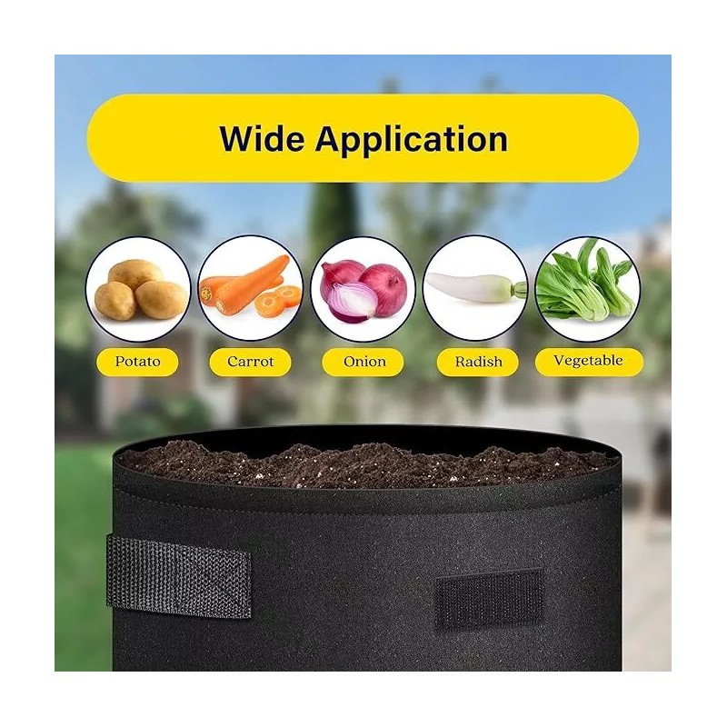 iPower Potato Grow Bags 10 Gallon 4 Pack Garden Planting