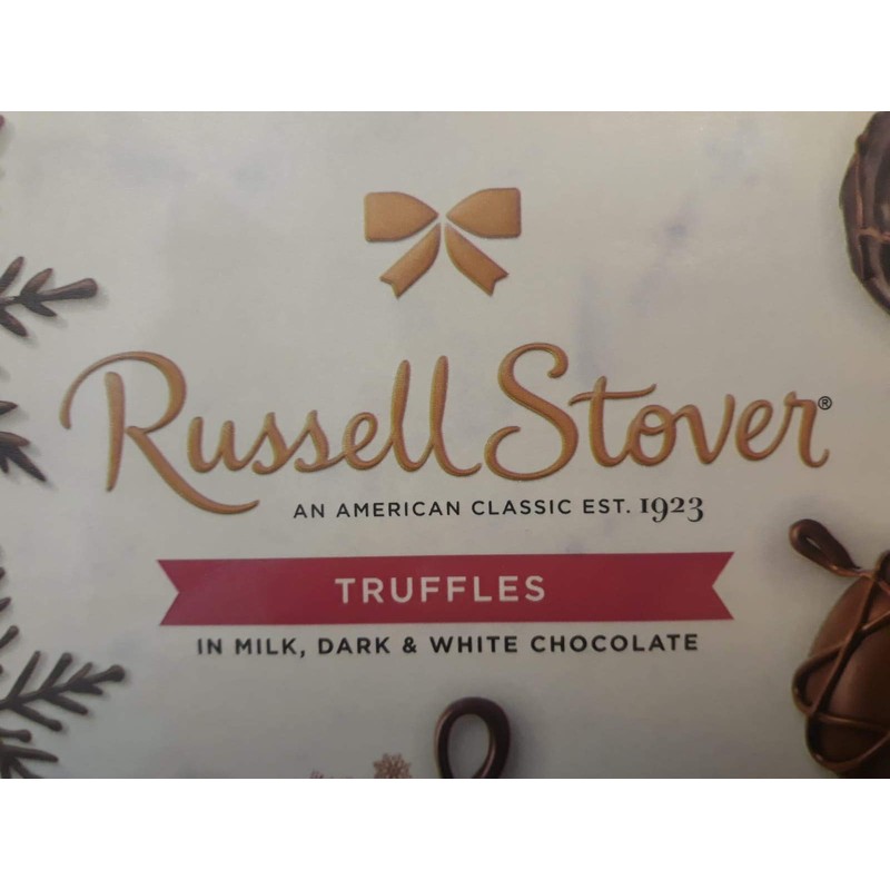 Russell Stover Assorted Truffles Holiday Bowline Box, 9.4 ounce (Pack