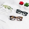 REAVEE 3 Pack Oprah Style Reading Glasses Blue Light Blocking