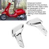 1 Pair Motorcycle Rear Foot Rest Electroplated Plastic Passenger Foot