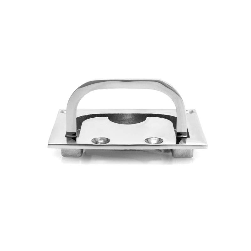 QWORK 4 Pack Marine Grade 316 Stainless Steel Boat Ring