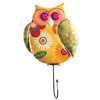 Dekorative Wandhaken Set, 3-teilig, Hahn Eule Frosch Design, Bunte Metallhaken