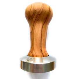 Via Crema Tamper Brown Made in Italy by Motta (58, Olive Wood)