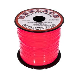 Craft County Rexlace - Encaje de plástico para manualidades, 3/32 pulgadas (rojo neón)