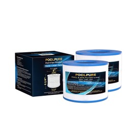 POOLPURE PBF40M Spa Filter Replaces 2018-2024 Wellspring 10-00282 30 Filter, PBF40M, PBF40, PBF40-M,30 Coreless, SD-01389, 8x6 Hot Tub, Not fit for 2013-2017 SPA Without Filter Cage Core Assembly