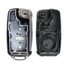 MACHSWON New Replacement Flip Folding Remote Key Case Shell Black