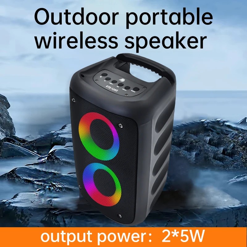 Factory 1265 Bass Wireless Speaker Chargeable Multiple Function Bluetooth Karaoke