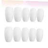 Healvian 24 Pack Ballet Style Fake Nails Matte Nail Tips