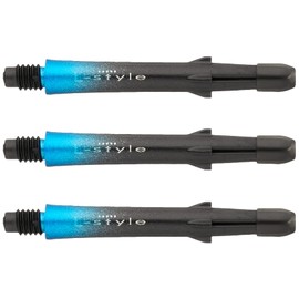 LSTYLE - Juego de cañas de dardos de carbono degradado en dos tonos extra duraderas y fuertes, 260 Azul