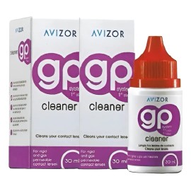 2 Soluciones Gp1 Cleaner Avizor Para Lente De Contacto