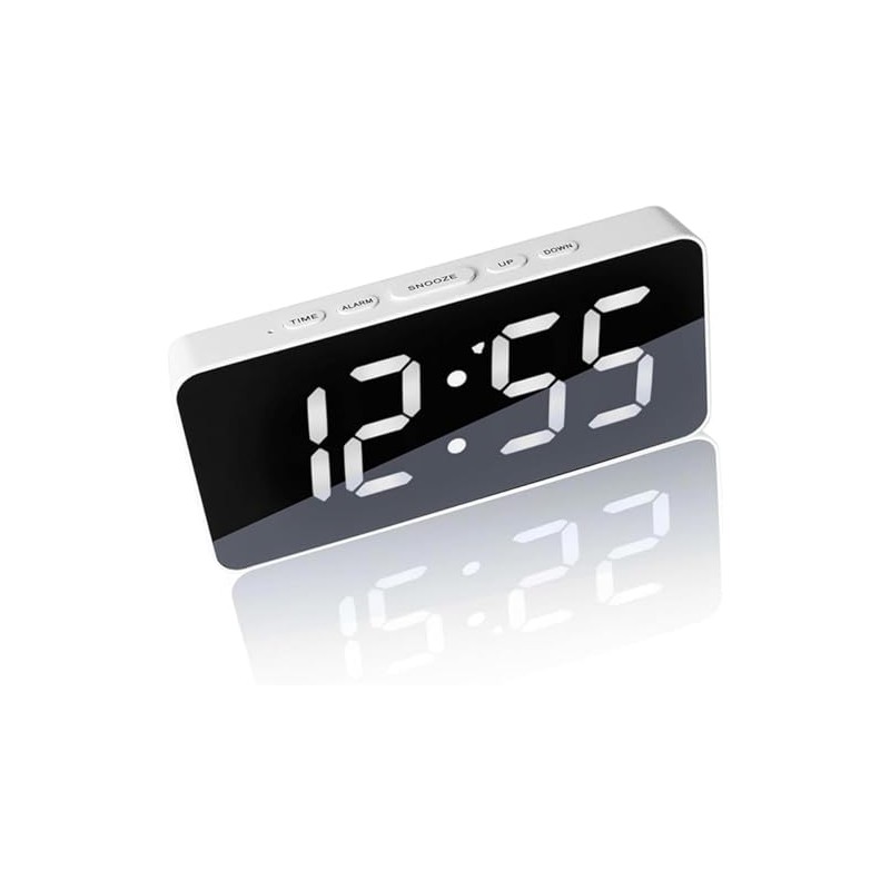 Joxoilso Radio Clock, Tabletop, Stylish, Alarm Clock, Radio Wave, Digital