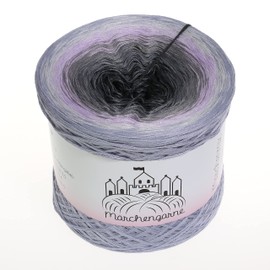 Gradient Yarn Danced Shoes 250 g - 950 m Steel Outer 4 Ply Bobbel Wool Fairy Tale Yarn