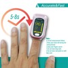 Pulse Oximeter Fingertip Rechargeable, Pulse Oximeter and Oxygen Monitor with