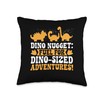 Dino Nugget Pillow Dino Chicken Nugget Lover Costume Throw Pillow