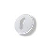 1 Pair Rosettes Hole Cylinder Compatible with Yale Hole Door