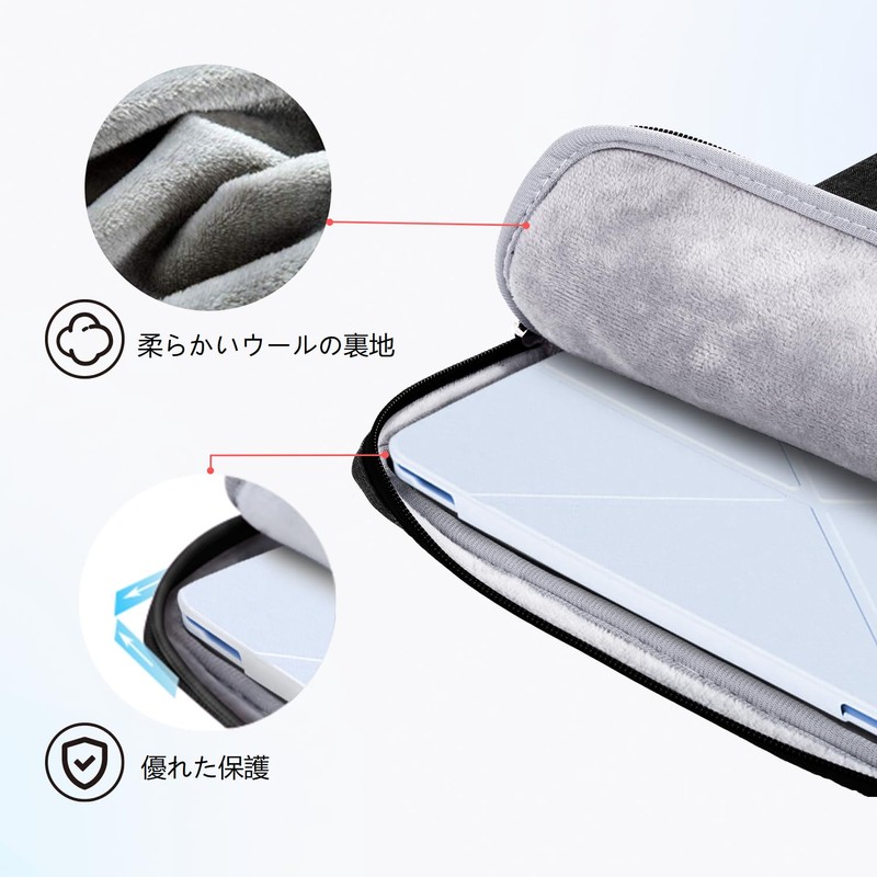 Ferkurn Laptop PC Sleeve Case For 13-/13.3-/13.5-/13.6-inch Laptops, Compatible With