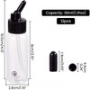 ABEST 10 Pack 30ML Airbrush Plastic Bottles Jars with caps