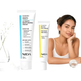 Aa Nida Crema Hidratante + Ojos Anti Arrugas Iluminador