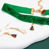 MISS RIGHT christmas necklaces for women, Adjustable Green Soft Suede