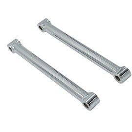 Chrome Motorcycle Rear Drop Rigid Struts Cold Rolled Steel 4 inch Lowering Link Kit Fits for Harley Davidson Sportster 883 1200 + Dyna Motorcycle 10 inch Length Rigid Hardtail Struts
