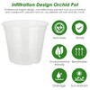 Orchid Flower Pot Breathable Clear Orchid Planting Pot with Holes