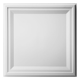 WOWSTAR 12-Pack 24"x24" Drop Ceiling Tiles, Waterproof Glue up Ceiling Panels, White