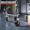 CWfutureparts Caster Wheels 6" x 2" Heavy Duty Industrial Casters,Rubber