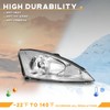 WEELMOTO Headlights Compatible with 2000-2004 Ford Focus, Headlight Assembly Replacement