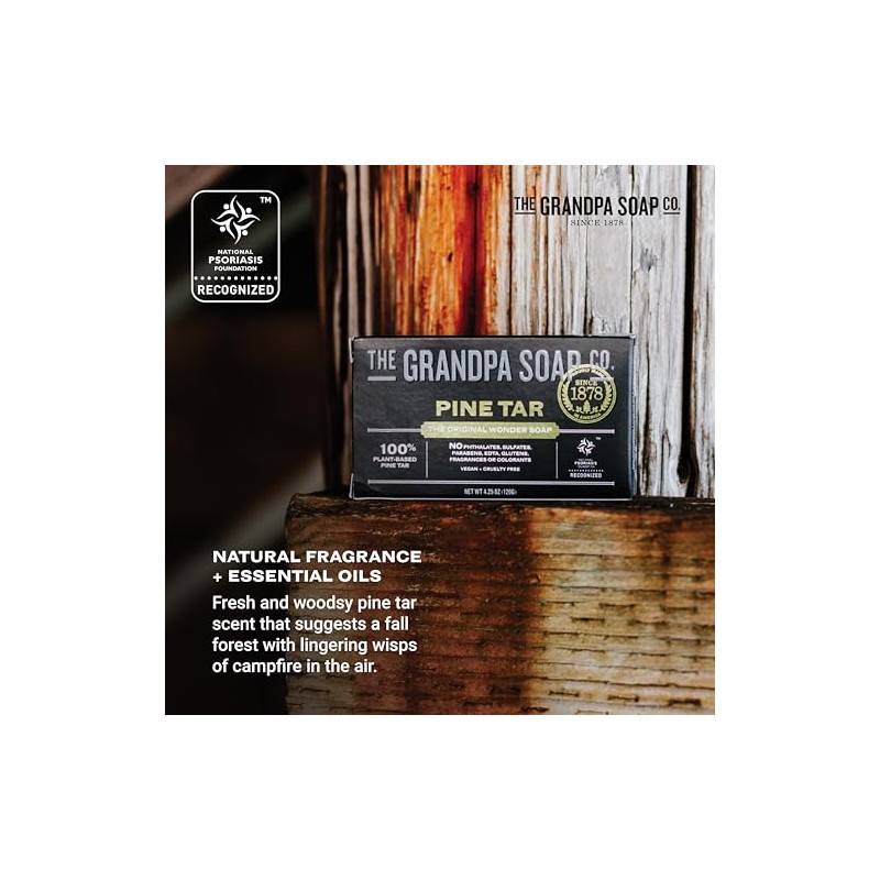 The Grandpa Soap Company Pine Tar Soap - 3.25 oz
