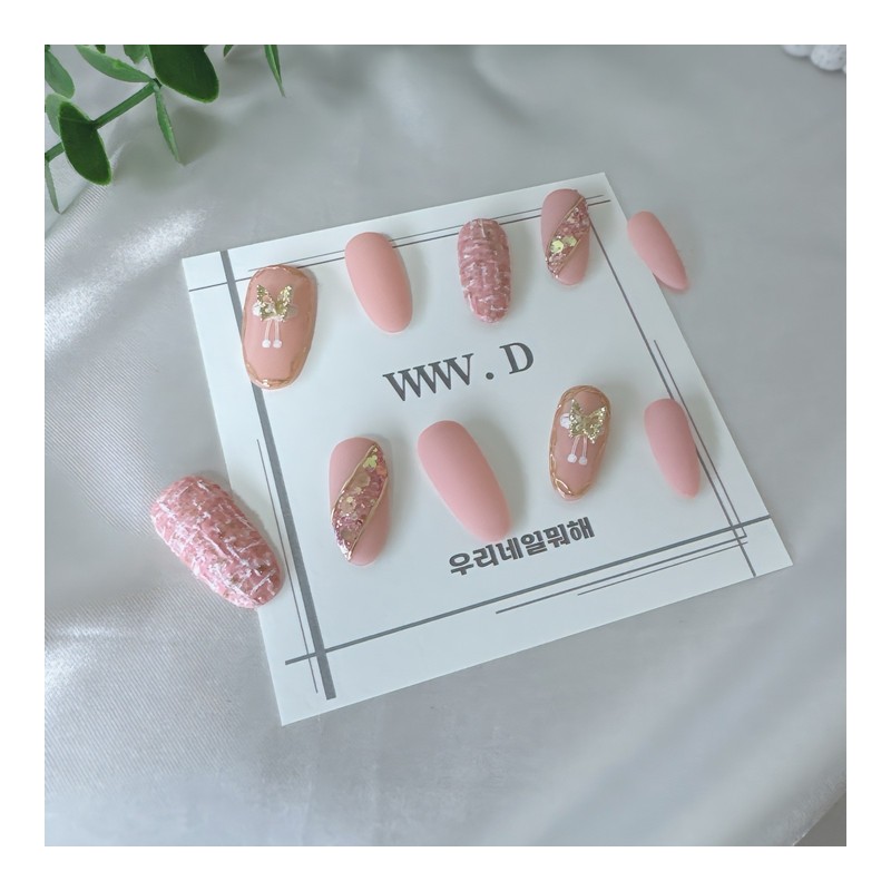 Peach Blush Tweed ㅣ What are we doing with our