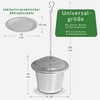 Tea Strainer Set of 2 - Rustproof Stainless Steel Tea