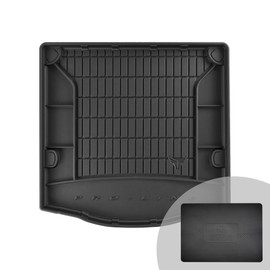 FROGUM ProLine 3D Rubber Mat, Exclusive Car Boot Mat, Boot Liner for Ford Focus III 2010-2019, Comfortable Organiser, Highest Edges