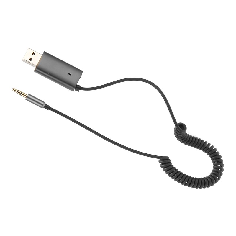 Bluetooth 5.1 Aux Adapter Built in Mic Hands Free Call