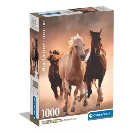 Clementoni Rompecabezas Caballos A Galope 1000 Pz Clementoni Italia