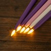 Stmarry Flameless Advent Candles, Set of 5 - Flickering LED