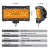 Auto Power Plus Amber LED Pod Lights Side Shooter 2pcs