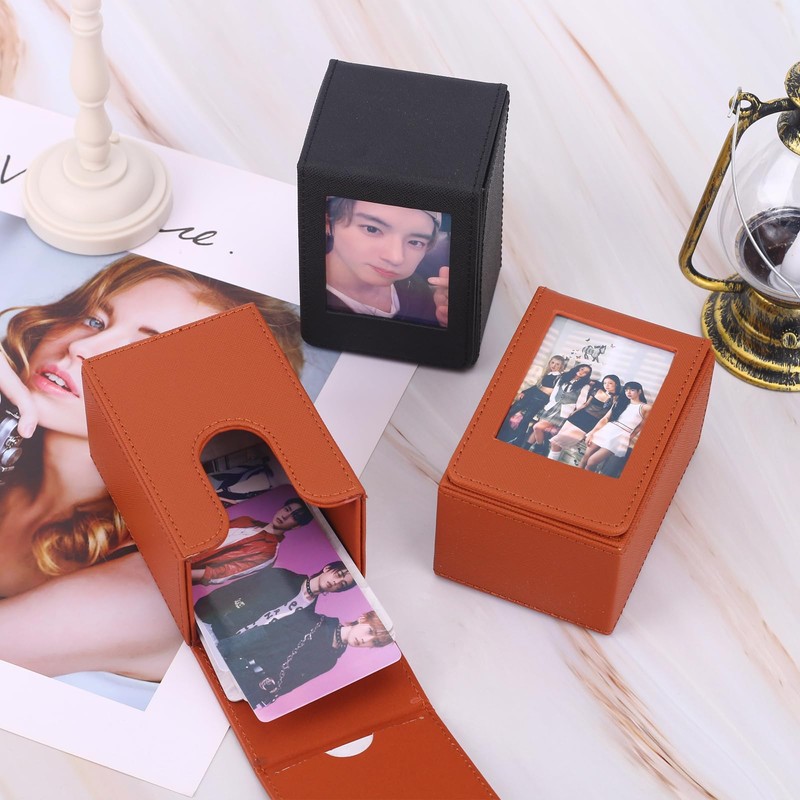 Deck Case, Trading Card Case, Storage Box, PU Leather, Magnetic
