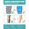 15-20 mmHg Compression Stockings for Women & Men, Footless Compression