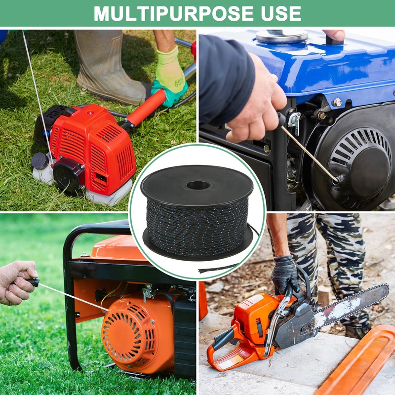 M METERXITY Recoil Starter Rope Pull Cord 3mm 100m Pull