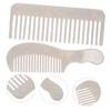 Outanaya 2pcs Portable Acetate Wide Tooth Comb with Static Technology