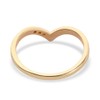 TJC Natural Yellow Diamond Wishbone Ring for Women in 14ct