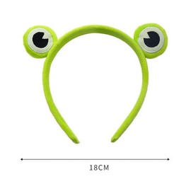 Cute Frog-themed Elastic Hair Headband, Ideal for Women and Girls - A Charming Hair Accessory for Face Washing, Elastic and Wide - brimmed, Made for Makeup Use