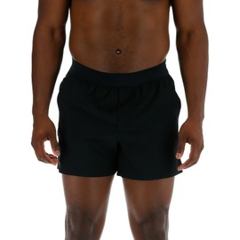 TYR Men's Standard Athletic Performance Workout Unlined Short 5", Black, L