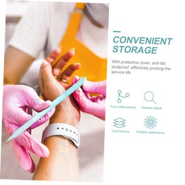 BIUDECO Multifunctional Nail File Portable Glass Nail Buffer for Texture Manicure