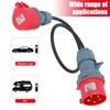 CEE High Current Adapter, 32A to 16A 5G2.5 5P, 32A
