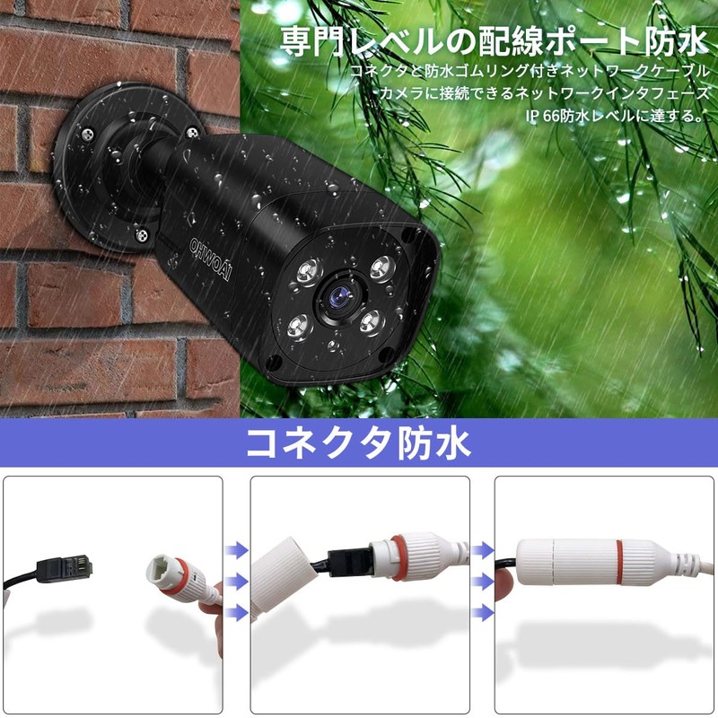 (8 Megapixel Two-Way Calling) 4K Security Camera POE Security Camera