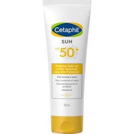 CETAPHIL® Sun FPS50+ Loción de Alta Protección con Aloe Vera y Vitamina E, 100 ML, Pieles Secas a Normales y Sensibles