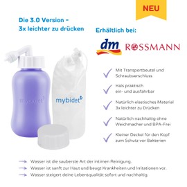 Premium Mybidet 3.0 Po Shower Intimate Shower Available at the Drugstore and Rossmann Including Accessories Travel Bag and Lid, Easy to Press, in the Puerperium