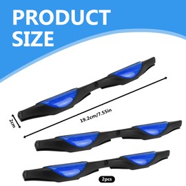 Ceeyoll Pack of 2 Car Door Edge Protectors, High-Quality Door Edge Protection, Scratch Protection, Car Door Protection, Black Rubber Door Edge Protector, Suitable for Most Cars.